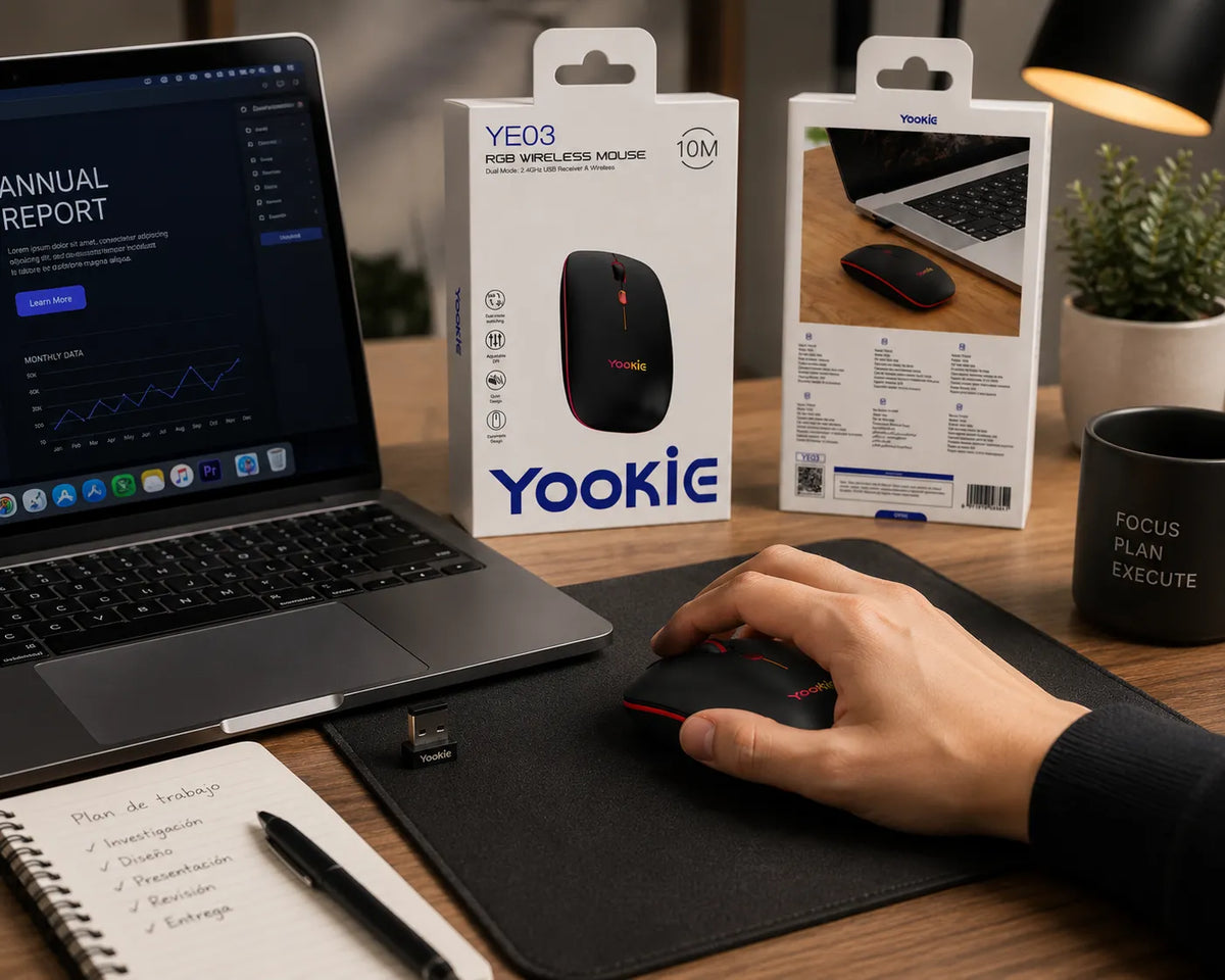 Mouse inalámbrico Yookie | YE03