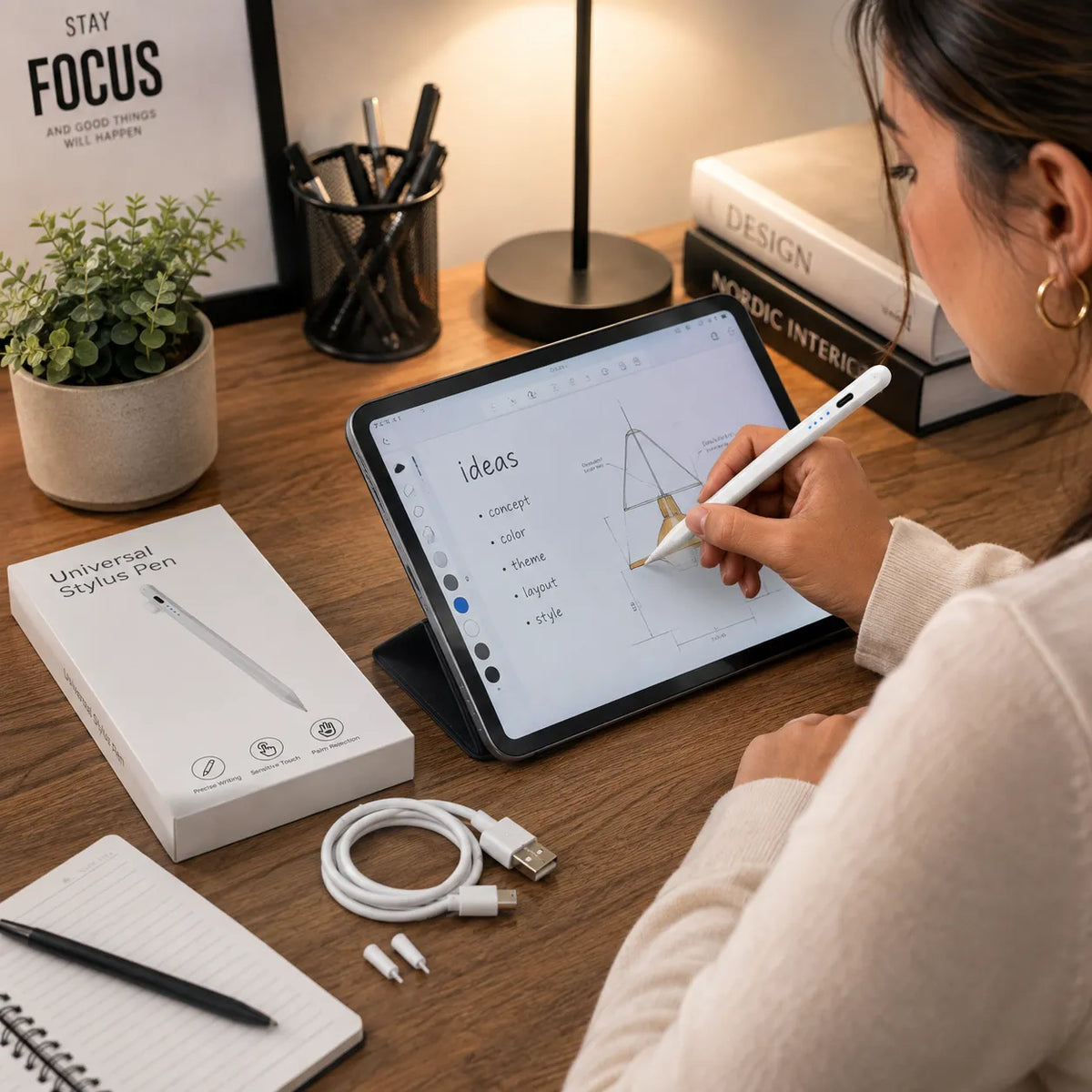 lápices stylus universales activos