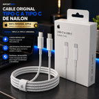 Cable Apple Original USB-C a USB-C de 1 m y hasta 60 W