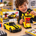 Carro Robot Transformable 2 en 1 – Amarillo