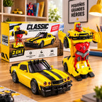 Carro Robot Transformable 2 en 1 – Amarillo