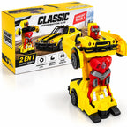 Carro Robot Transformable 2 en 1 – Amarillo