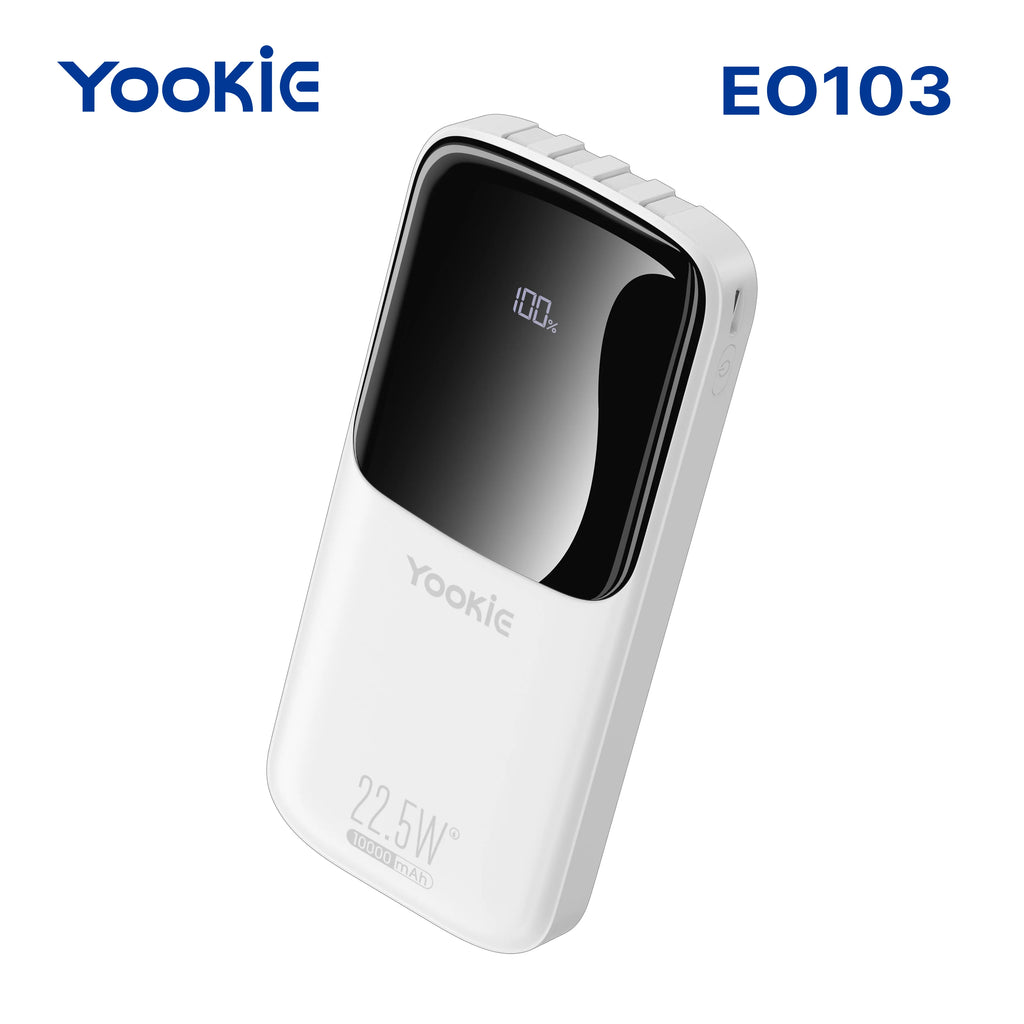 Power Bank Yookie EO103 10.000 mAh | Carga Rápida 22.5W