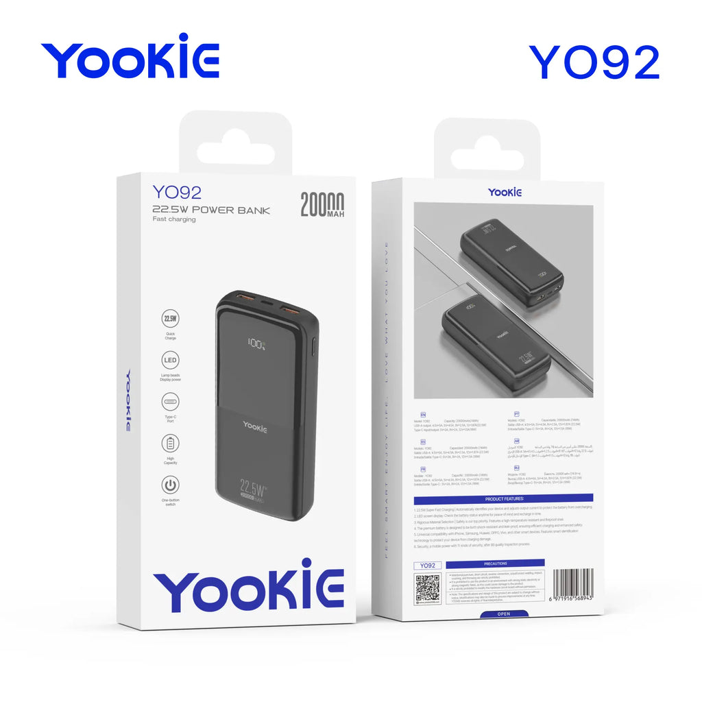 Power Bank Yookie YO92