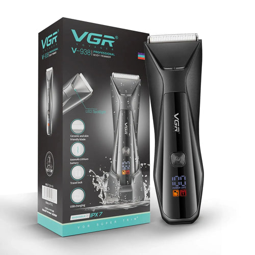 Afeitadora VGR V-938 | Potencia y Precisión en Cada Corte
